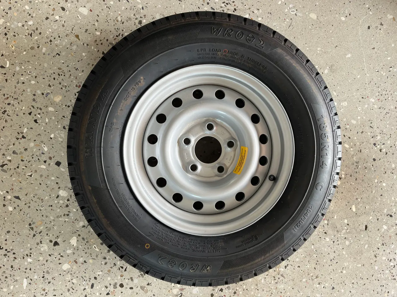Billede 1 - Reservehjul til campingvogn 185 r 14