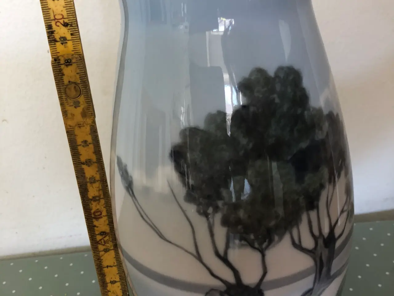Billede 3 - Bing & Grøndal vase med landskab