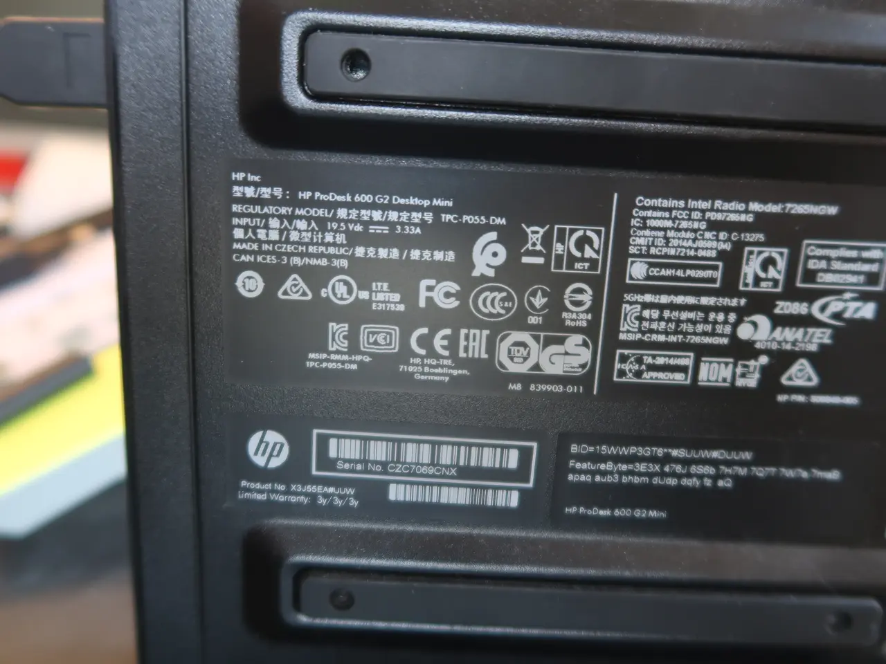 Billede 3 - Computer HP ProDesk 600 G2 Desktop Mini
