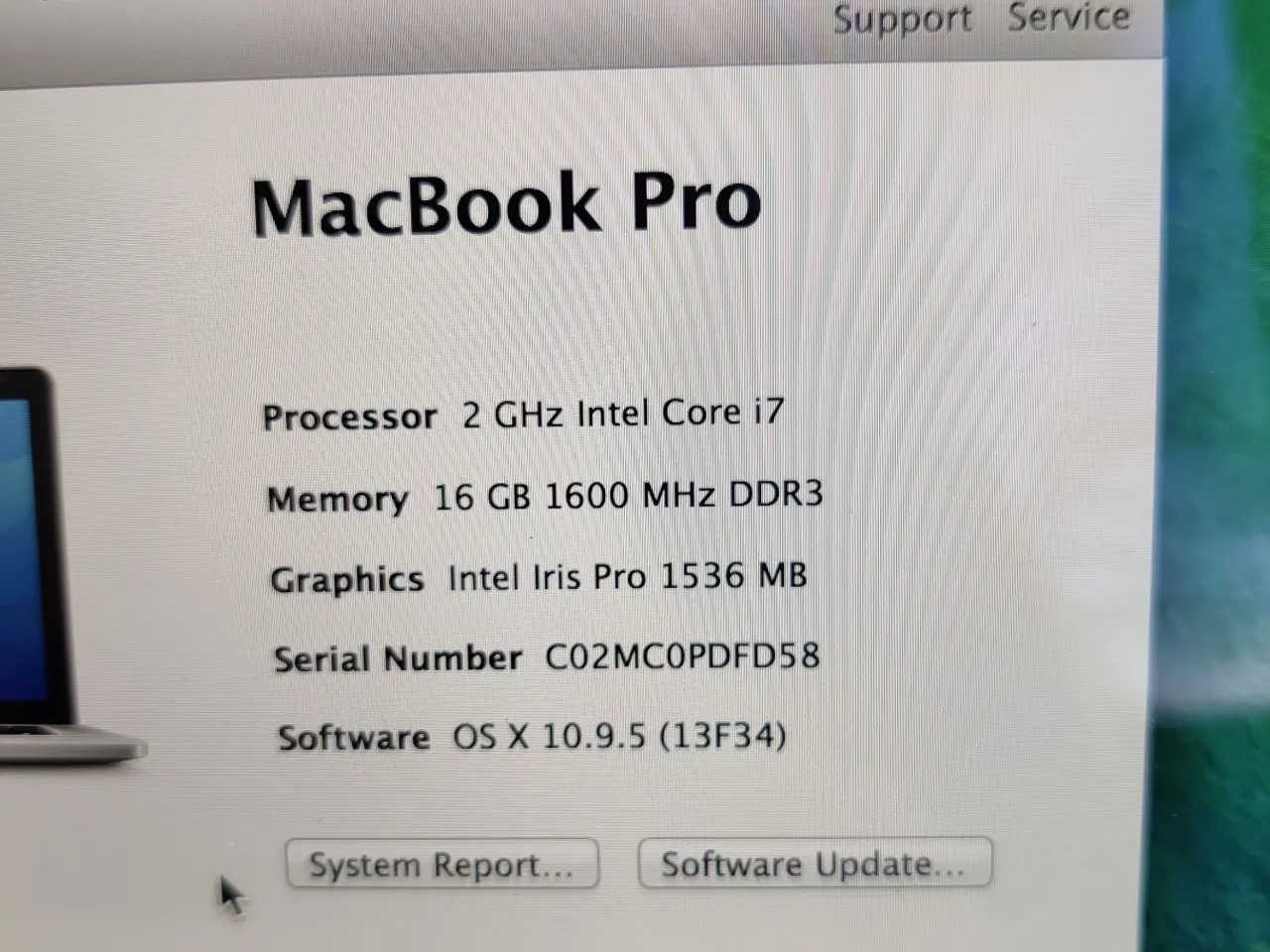 Billede 2 - MacBook PRO 15" Rettina, 16GB Ram