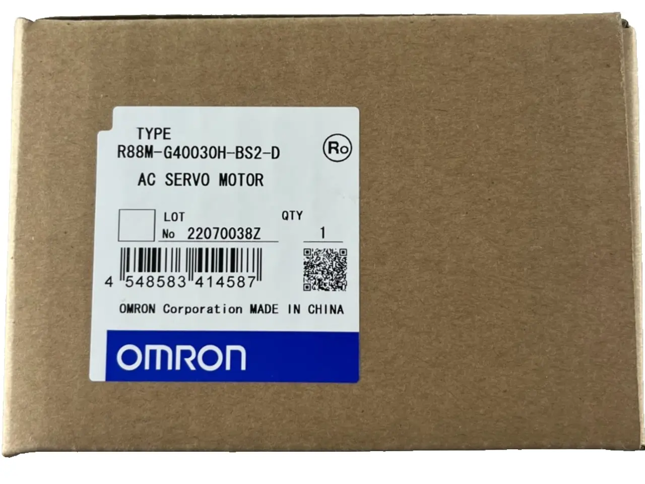 Billede 1 - Omron R88M-G40030H-BS2-D AC servomotor 400W 200V