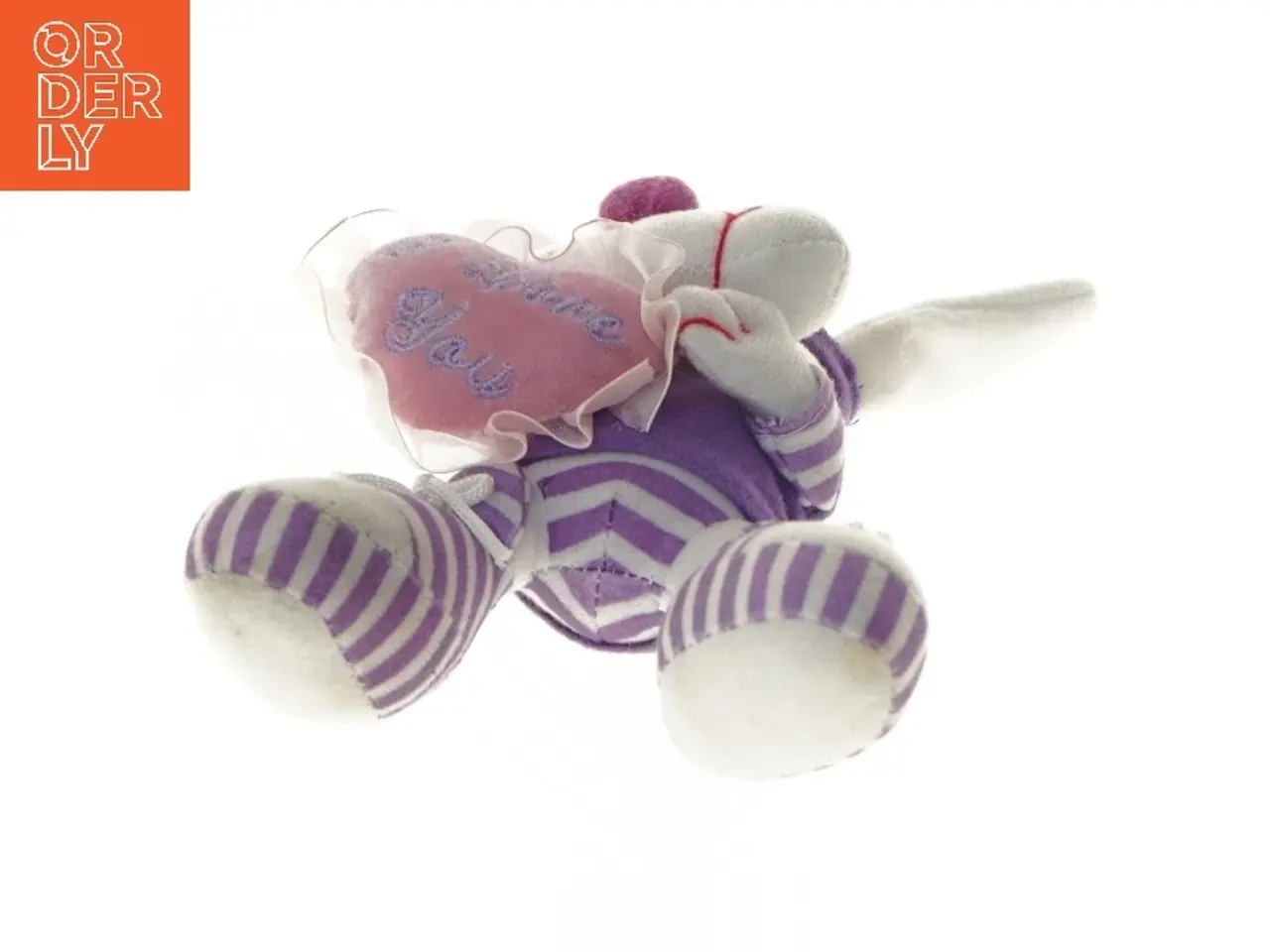 Billede 2 - Bamse med 'I Love You'-hjerte (str. 25 cm)