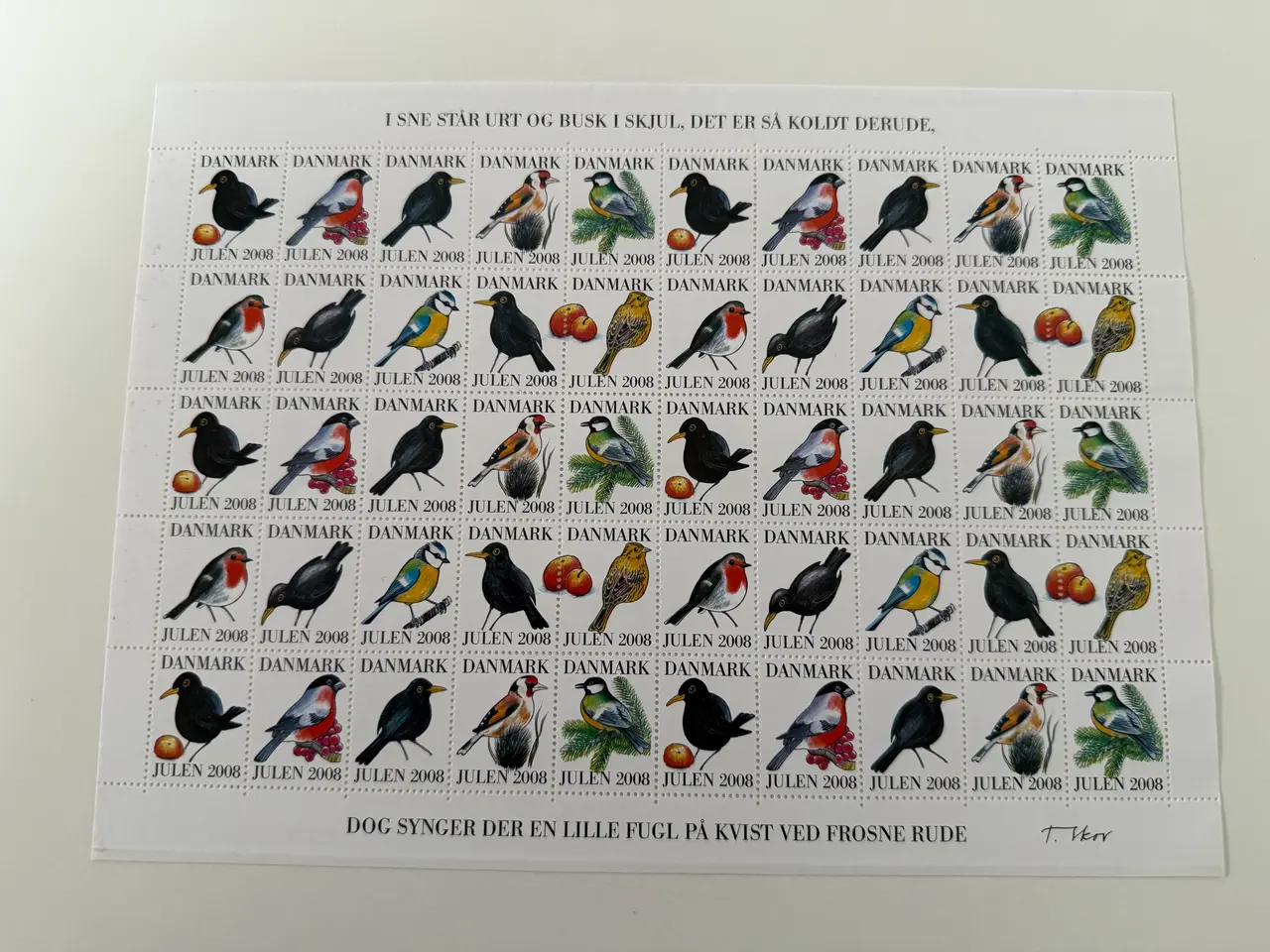Billede 8 - Julemærkeark 2001-2009