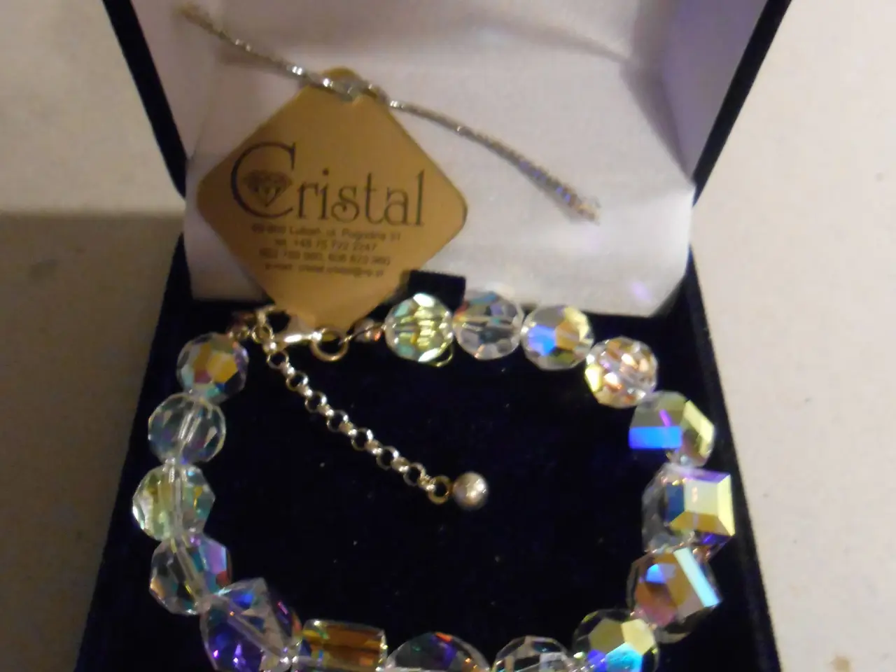 Billede 10 - Regulerbar Swarovski Cristal og Sølv Ring.