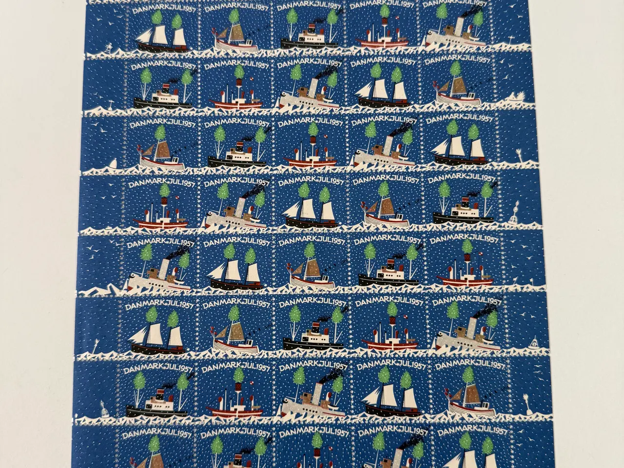 Billede 6 - Julemærkeark 1952-1959
