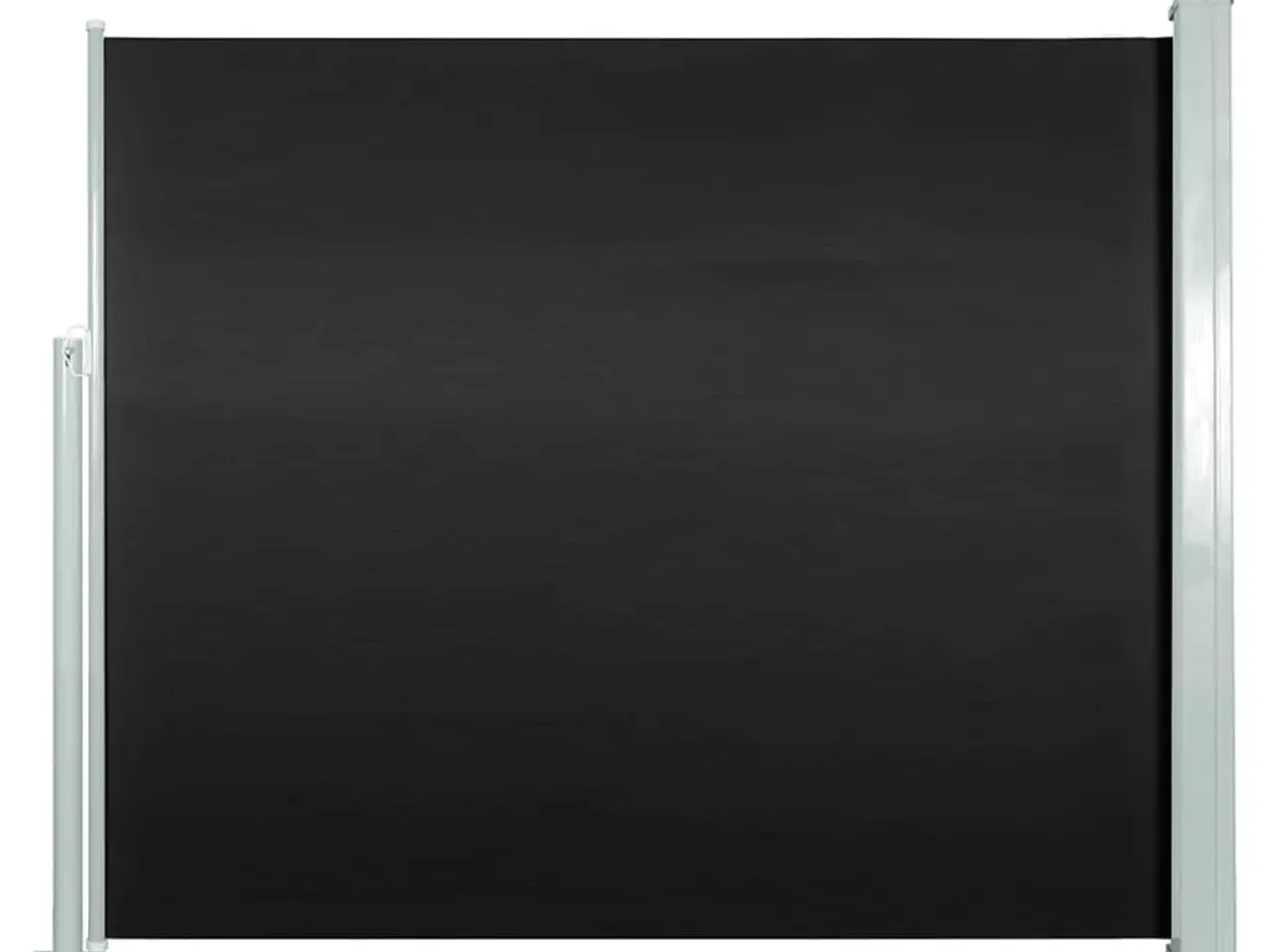 Billede 1 - Sammenrullelig sidemarkise 120 × 300 cm - sort
