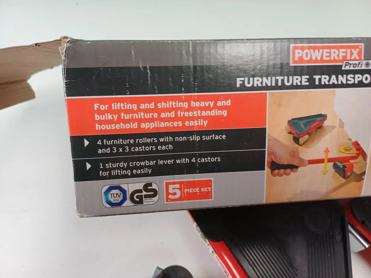 Billede 2 - Transporthjule til flytning af store, tunge emner
