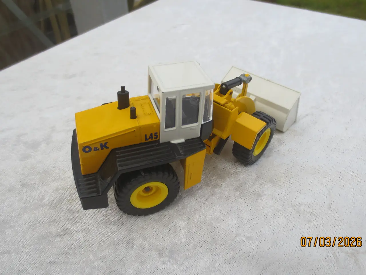 Billede 6 - 2 stk Modeltraktor Entreprenør maskiner O&K