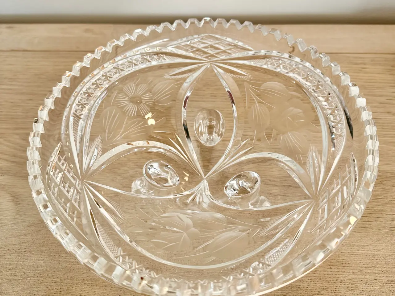 Billede 5 - Vintage krystalskål i flot stand