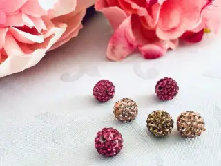 Rhinstens perler disko kugler