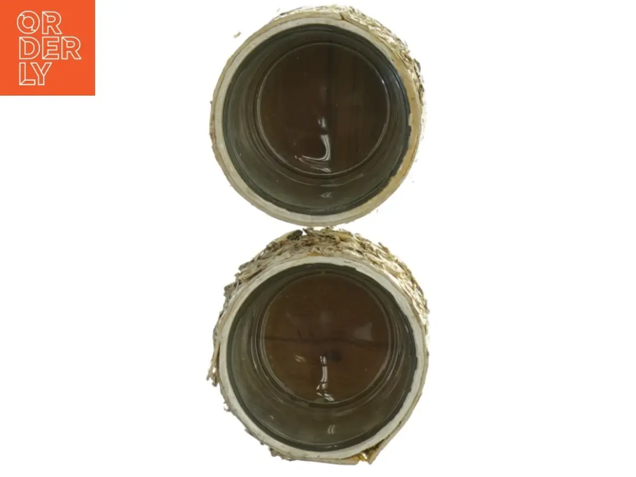 Billede 2 - Rustikke lysestager med stjernemotiv (str. 9x8 cm)
