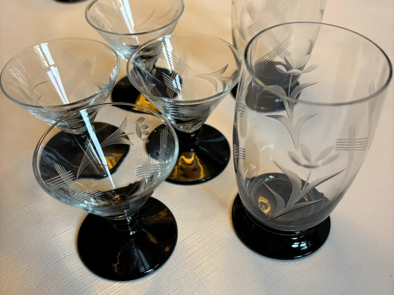 Billede 4 - 74 stk. Holmegaard glas