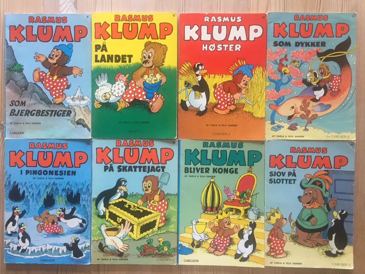 Billede 2 - NEDSAT: Rasmus Klump og Petter Hattemus bøger