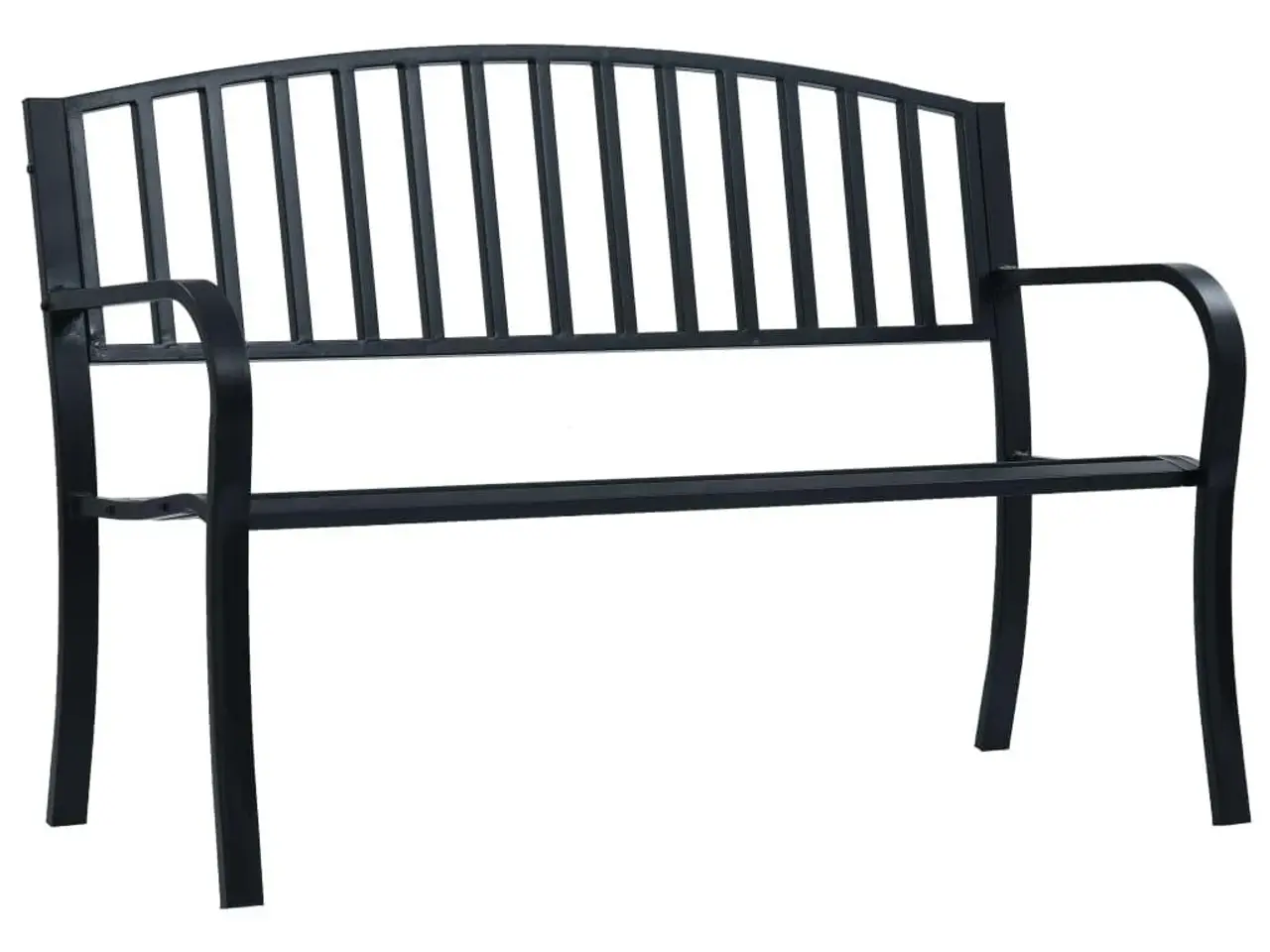 Billede 1 - Havebænk 125 cm stål sort