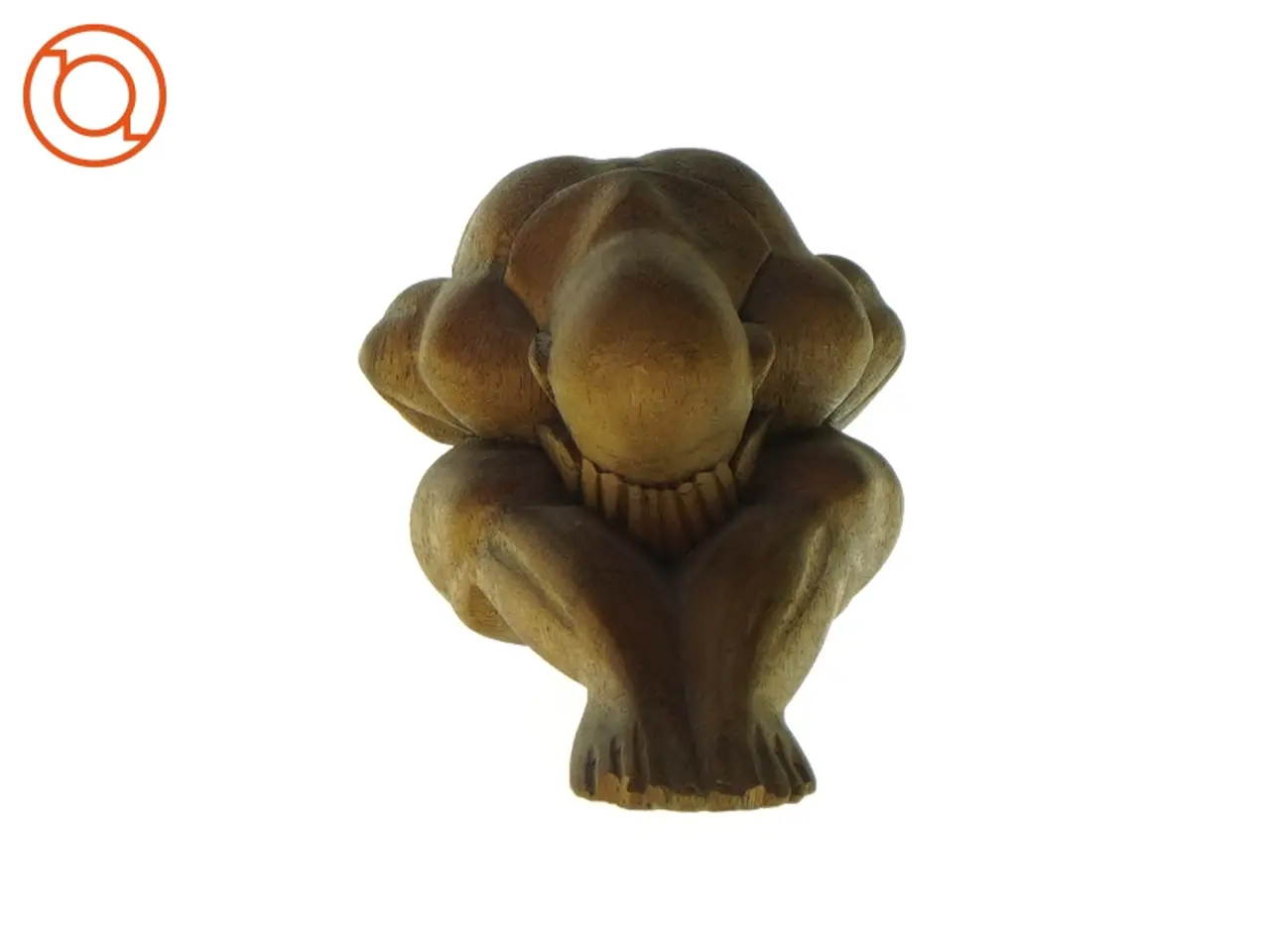 Billede 1 - Dekorativ figur i træ  (str. HB:12x14)