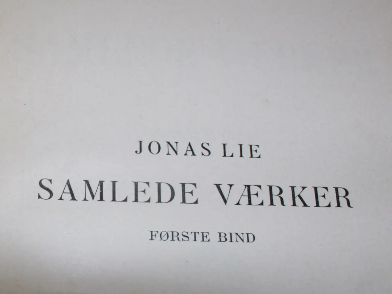 Billede 3 - Jonas Lie, Samlede værker