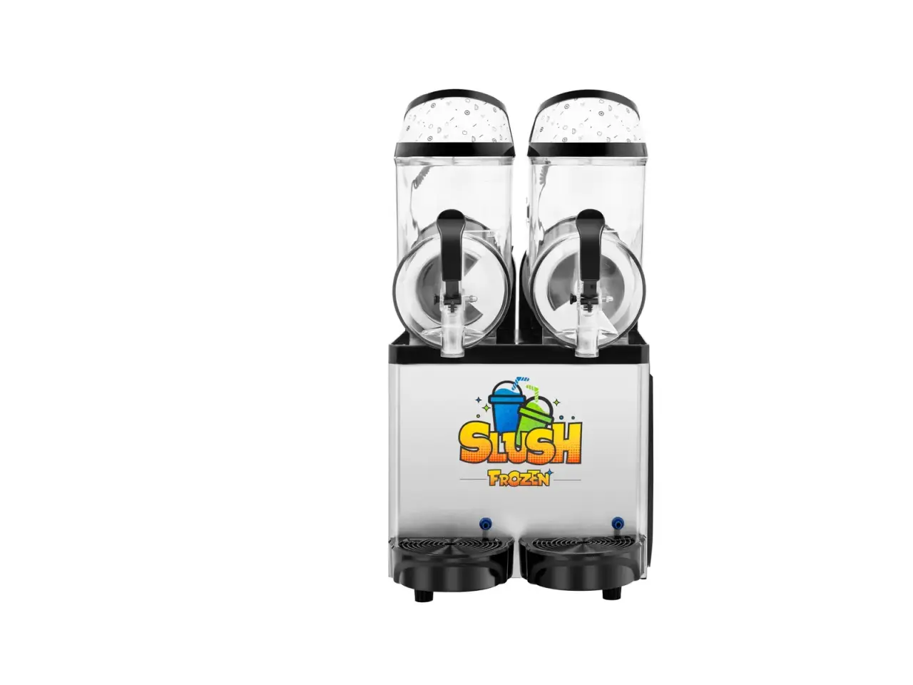 Billede 3 - Slush ice-maskine – 2 x 12 liter – LED