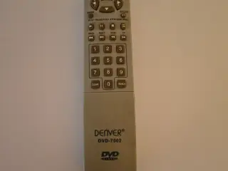Denver DVD-7502 Fjernbetjening