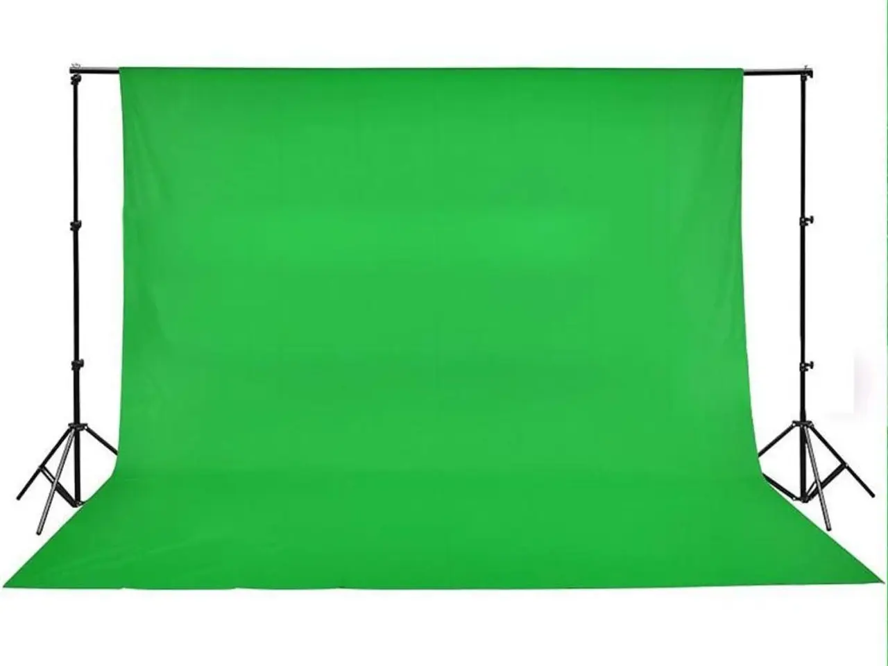 Billede 4 - Fotobaggrund uden stativ 500x300 cm bomuld chroma key