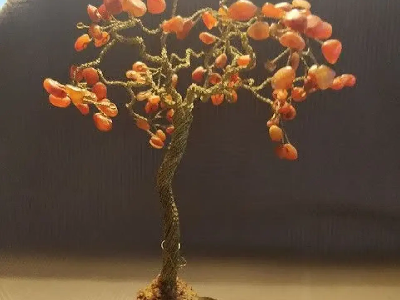 Billede 2 - Smukt Gemstone Bonsai Træ