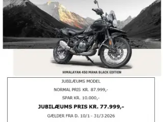Himalyan 450 Mana Black 125 år-s Jubilæums model