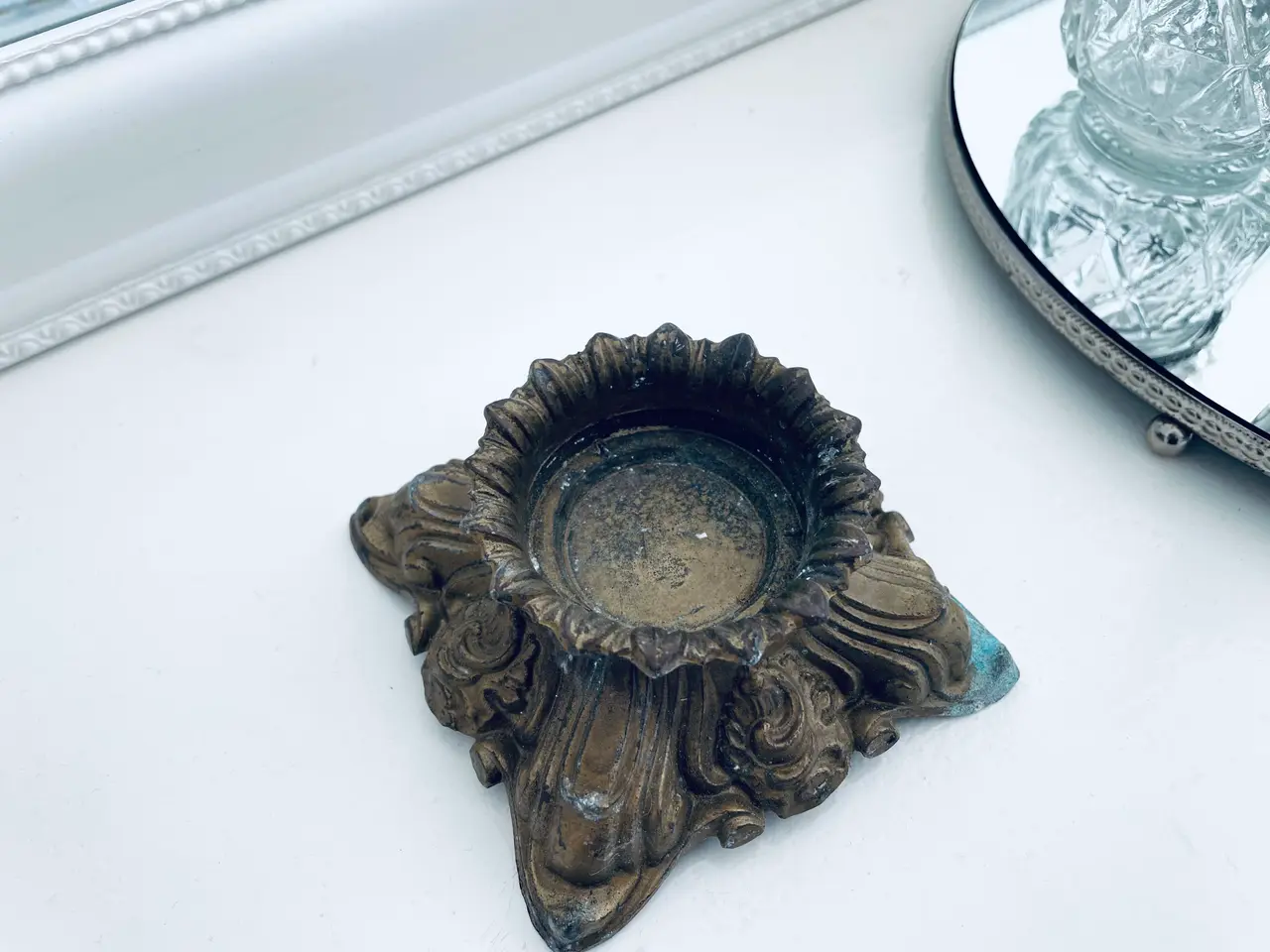 Billede 10 - Lysestage med masser af patina 
