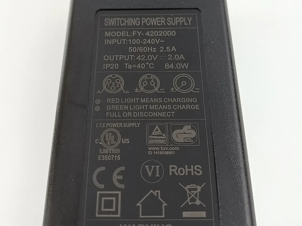 Billede 5 - NY! 42V 2A 84W El-Løbehjul / El-Cykel Oplader