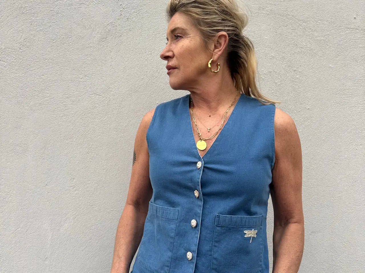 Billede 1 - Gaspar denim vest