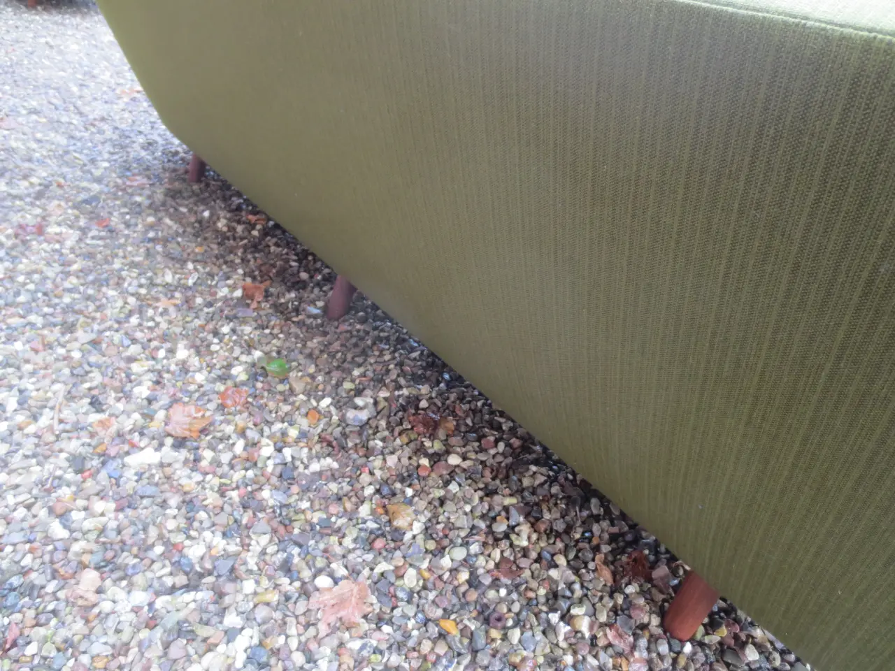 Billede 6 - 1 stk Retro 4 personers sofa med Teak ben 
