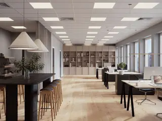 Moderne og indbydende kontor på Strandvejen