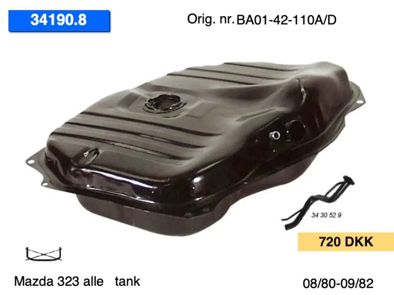 Billede 2 - Mazda 323 (85-89) tanke