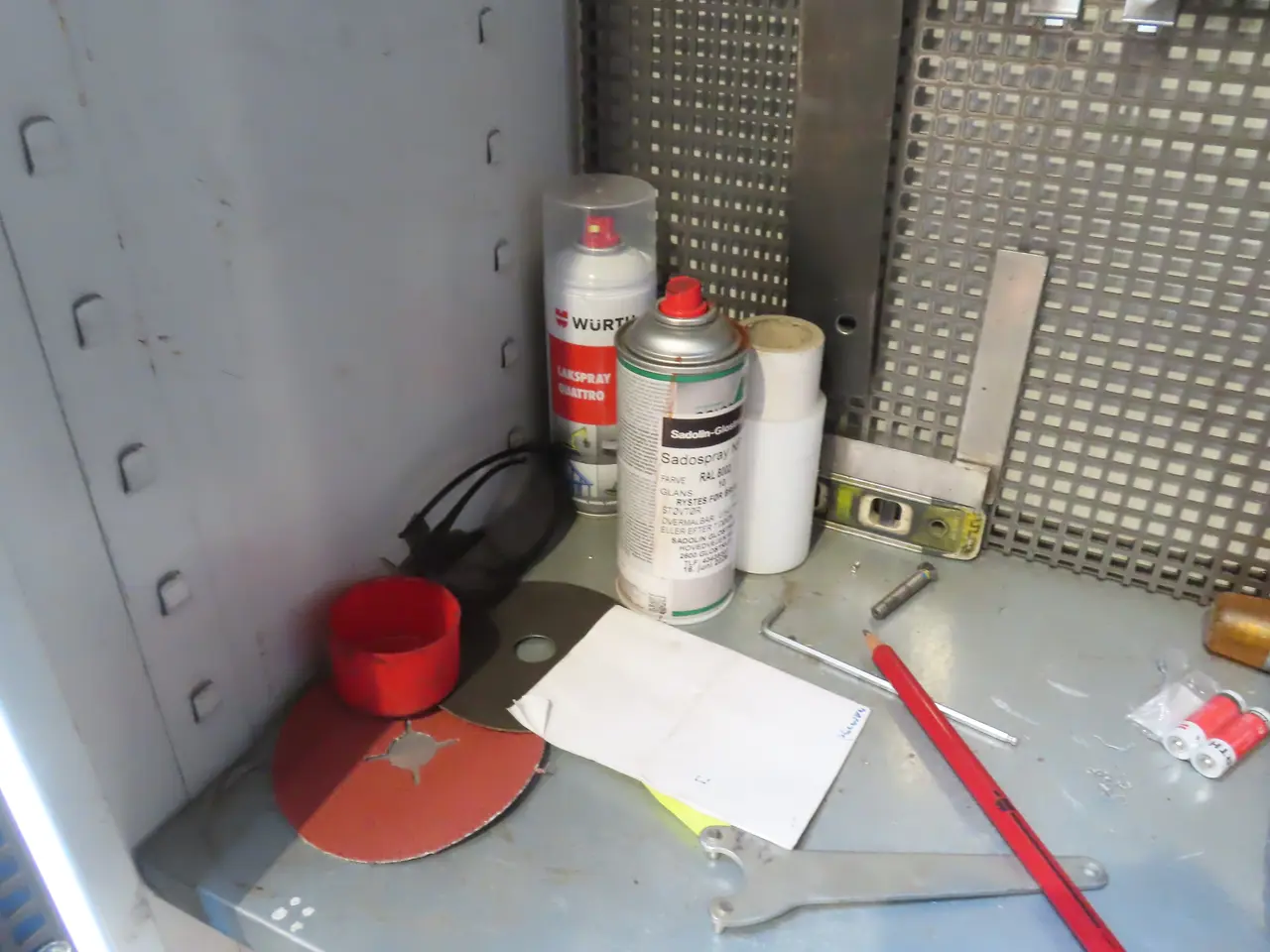 Billede 5 - Indhold i arbejdsskab