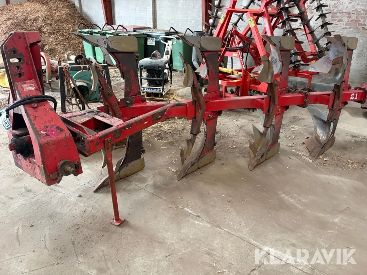 Billede 1 - 4 furet plov Charrues Naud EX 321