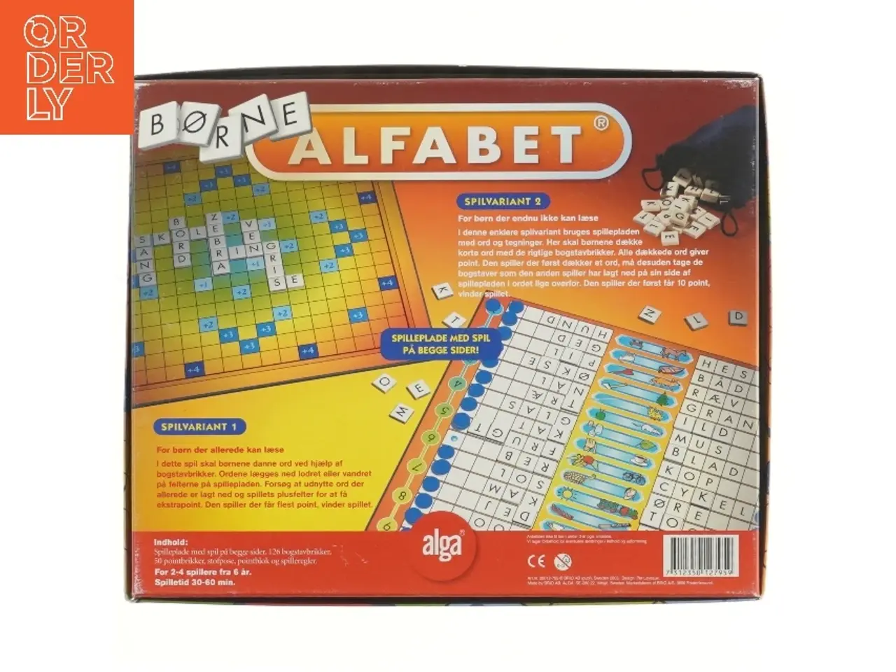 Billede 3 - Børne Alfabet brætspil fra Alga (str. 32x26 cm)