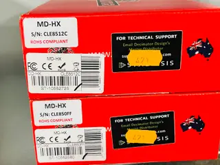 2 stk. Video konvertere DECIMATOR DESIGN MD-HX