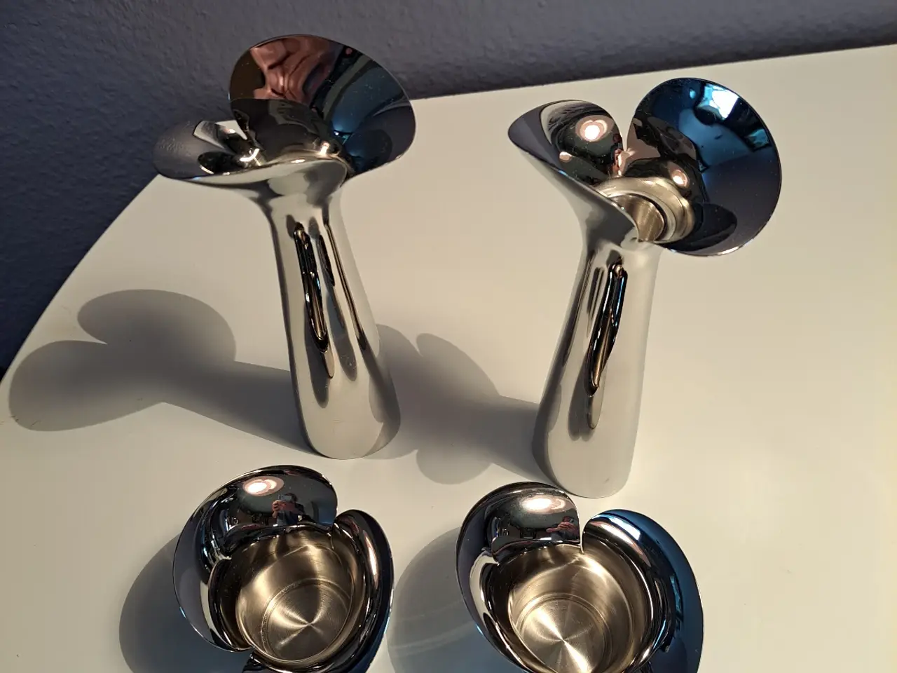 Billede 1 - GeorgJensen lysestager og fyrfadsstager