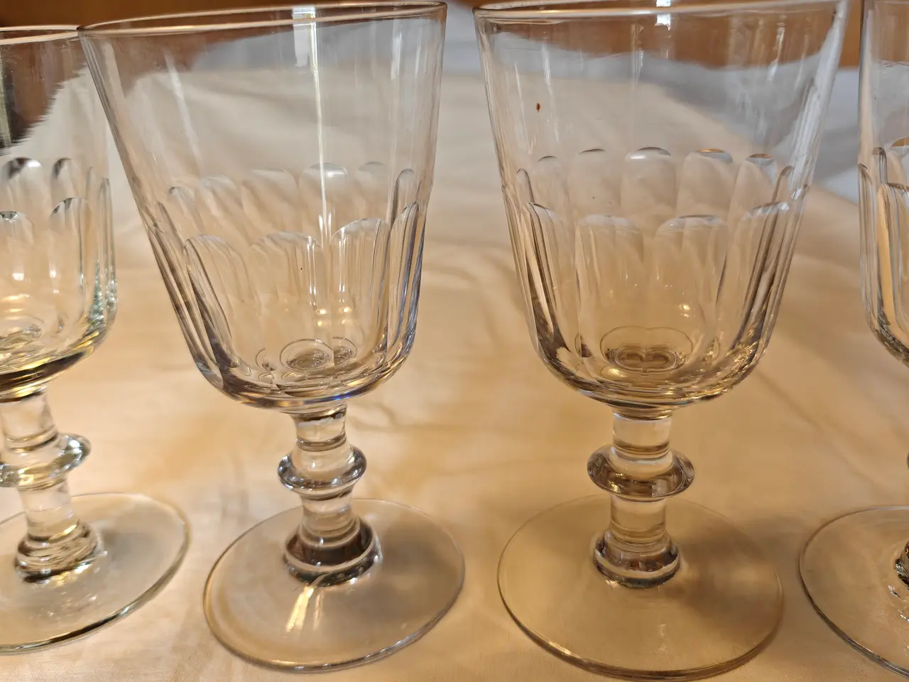 Billede 3 - Christian den 8./Berlinois glas med slibninger