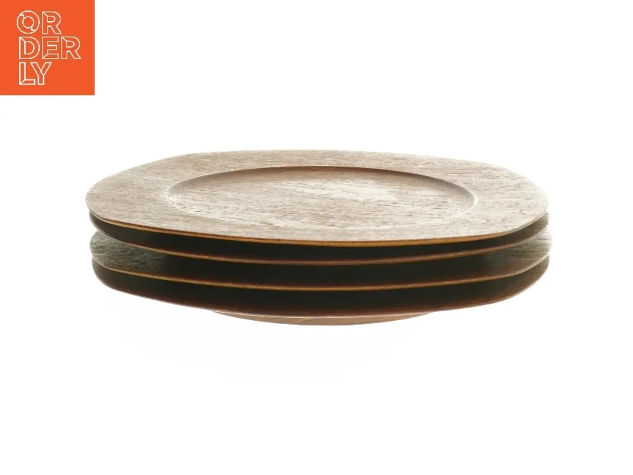 Billede 1 - Teaktræ tallerkener fra Teak (str. Ø 27 cm)