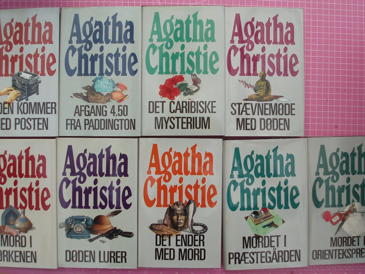 Billede 2 - Agatha Christie Hardback bøger med smudsbind