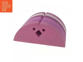 bObles tumledyr lilla stribet fra Bobles (str. 23,5x26,5x11 cm)