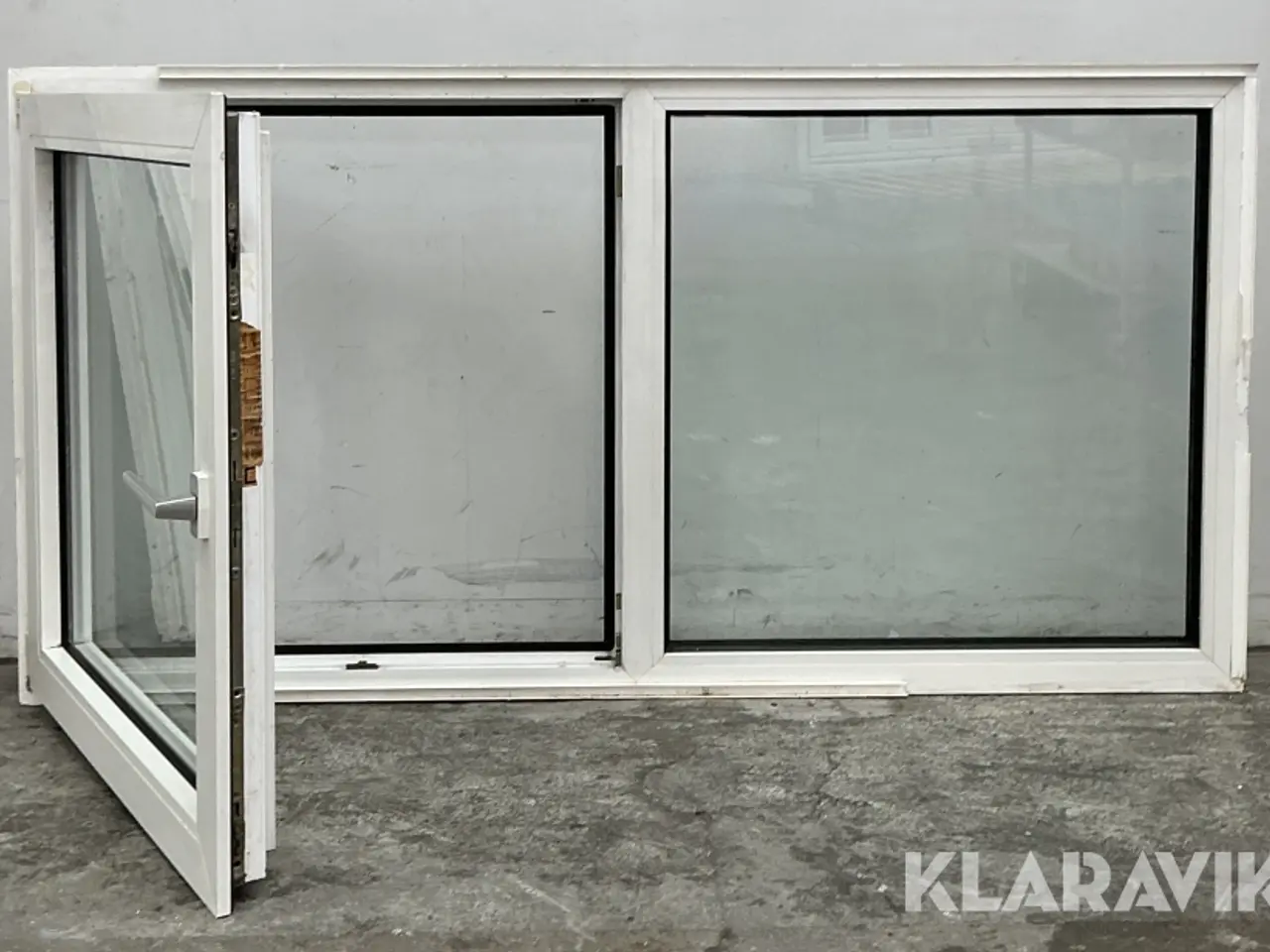Billede 3 - Vinduer plast 2 fag dreje kip fast karm 7 styk