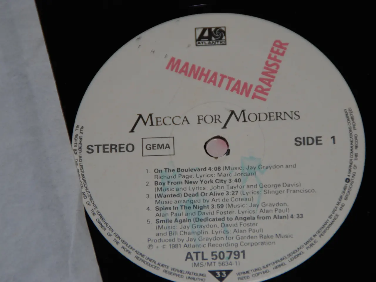 Billede 4 - Lp - The Manhattan Transfer