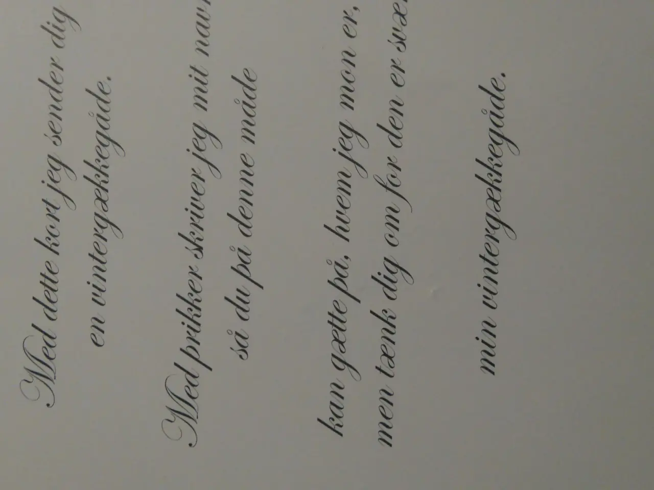 Billede 2 - gækkebrev 2005 H C andersen 200 års føds