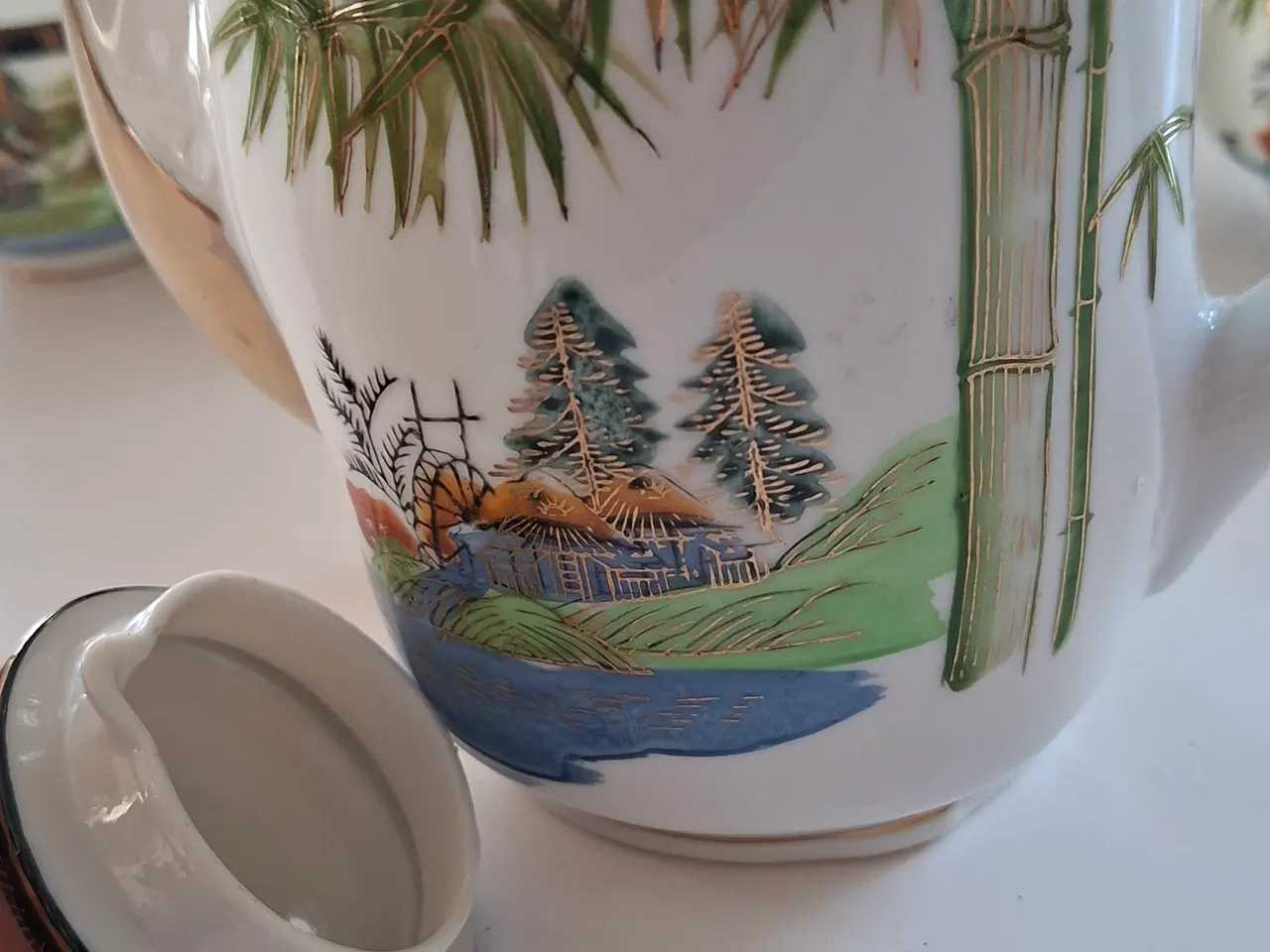 Billede 10 - Smukt vintage japansk kaffestel / testel – Hayashi