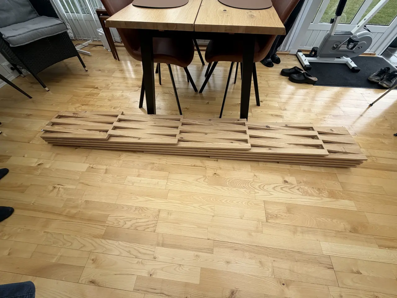 Billede 4 - Unik sakse-vinreol – Plads til ca. 238 flasker – S