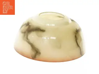 Antik Lys kuppel til lampe (str. Ø 18 cm)
