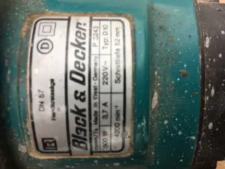 Black & Decker rundsav 800 W