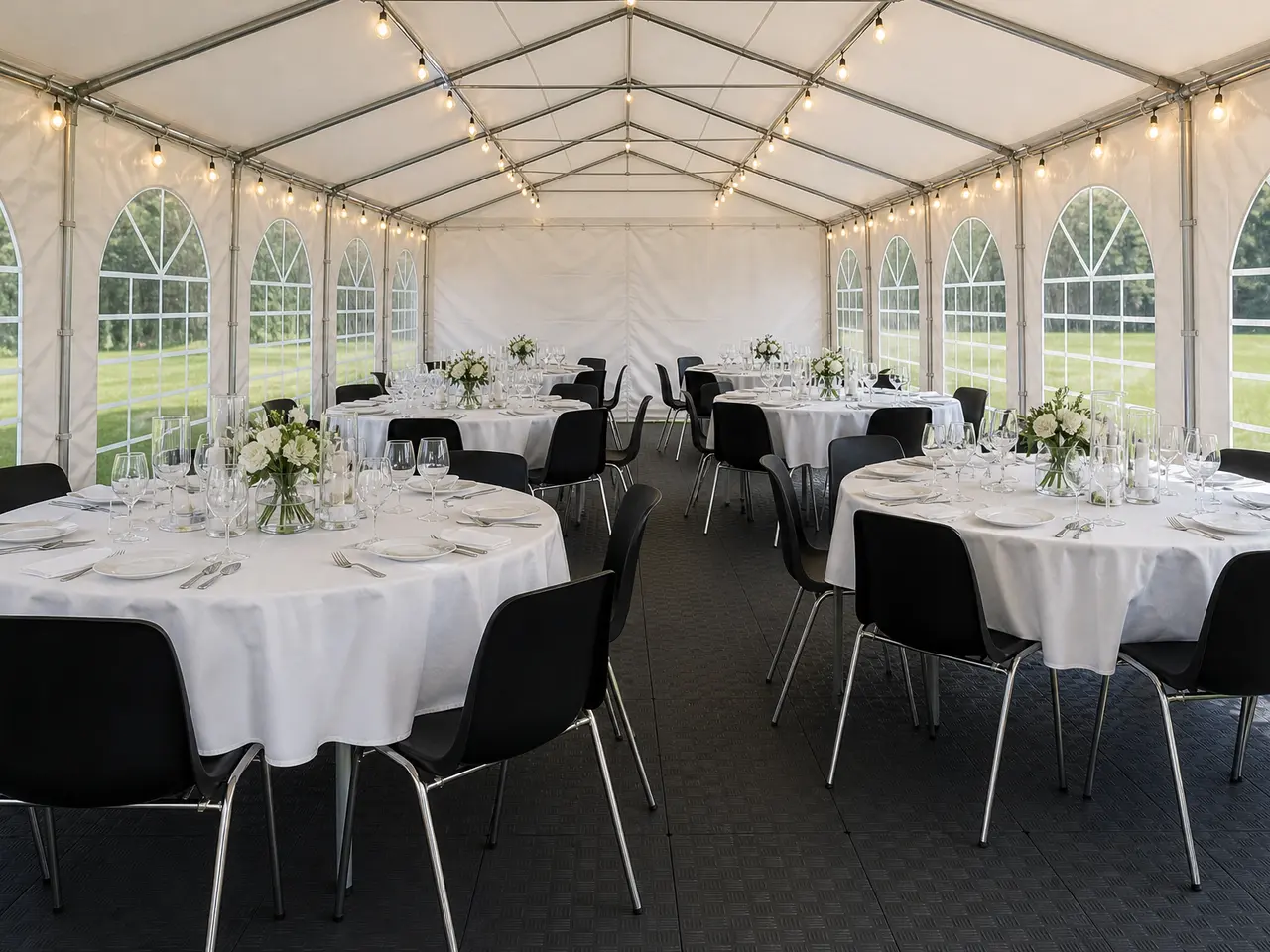 Billede 2 - Telt, 6x12, 6x10, 6x8, 6x6 meter - Udlejning