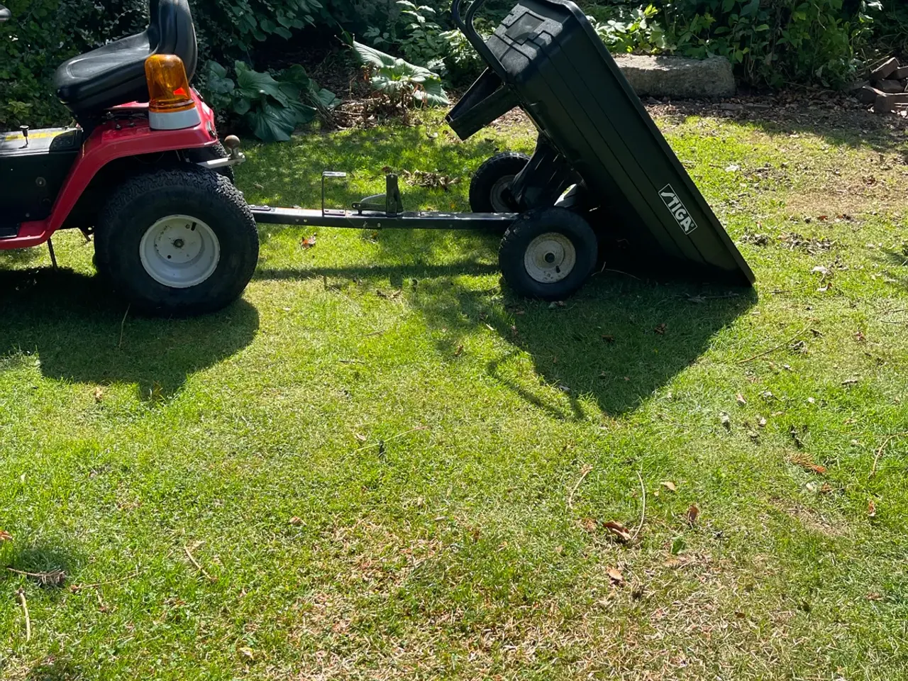 Billede 8 - MTD havetraktor uden klippebord inkl. Stiga vogn