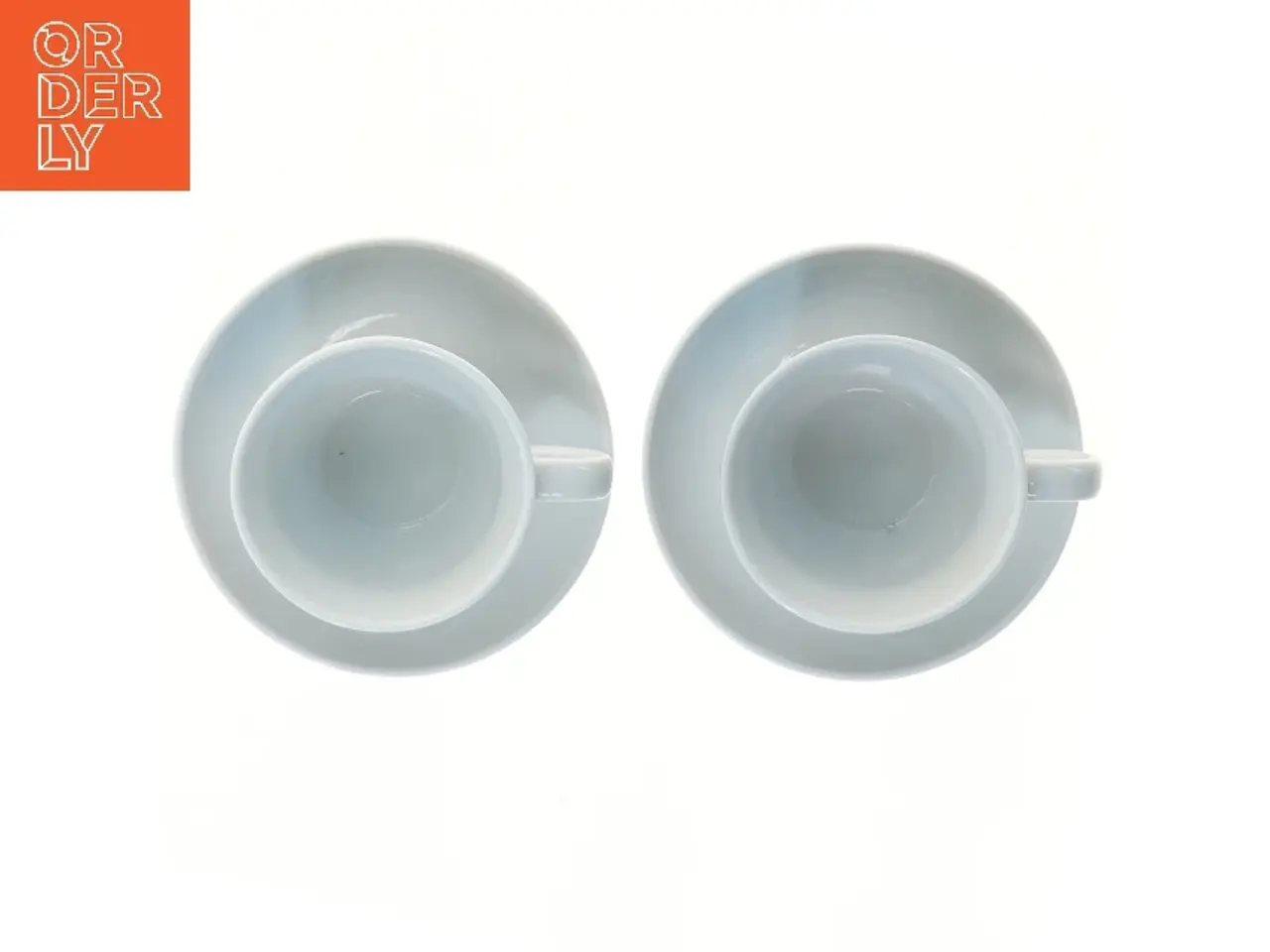 Billede 2 - Kaffekopper med underkopper fra Maisons (str. 2 stk Ø 9 & 14 cm)